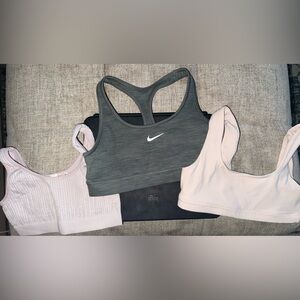 Bundle of 3 girls sports bras